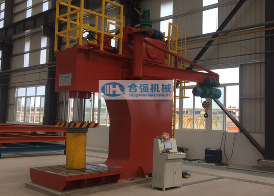 200 Ton C Frame Hydraulic Press Machine Single Column With 2 Jib Cranes