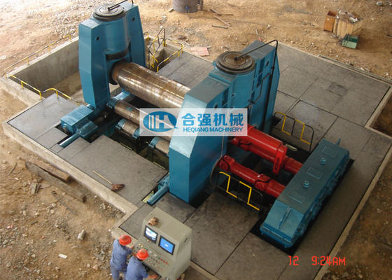 Level Down Type NC Control 3 Roller Plate Bending Machine