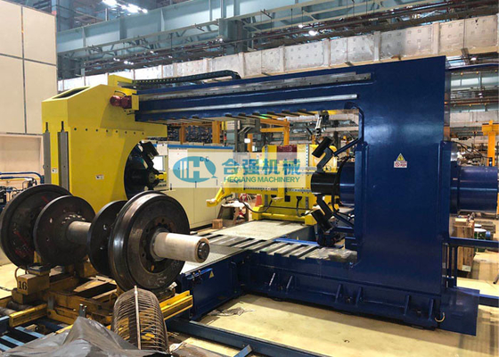 3000kN Railway Depots Horizontal Wheel Press 31.5MPa