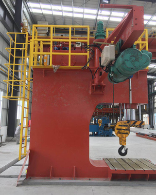 200 Ton C Frame Hydraulic Press Machine Single Column With 2 Jib Cranes