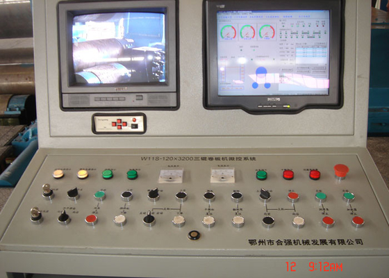 Level Down Type NC Control 3 Roller Plate Bending Machine