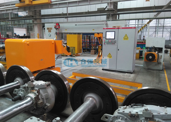 Double Cylinder Railway Wheel Press 700mm Piston Stroke